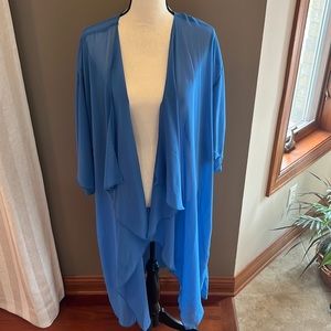 LulaRoe blue kimono